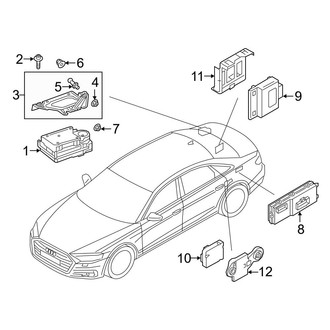 Audi OE - Electrical Components (Rear Compartment)