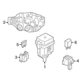 Audi OE - Electrical - Fuse & Relay (Center Engine Compartment)