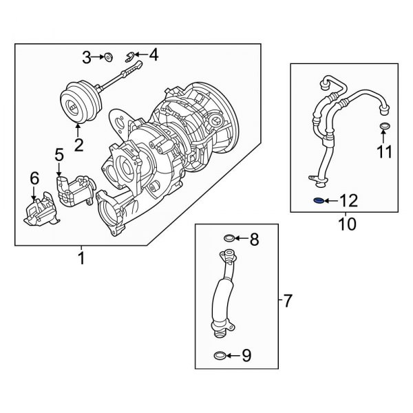 Turbocharger Oil Line O-Ring