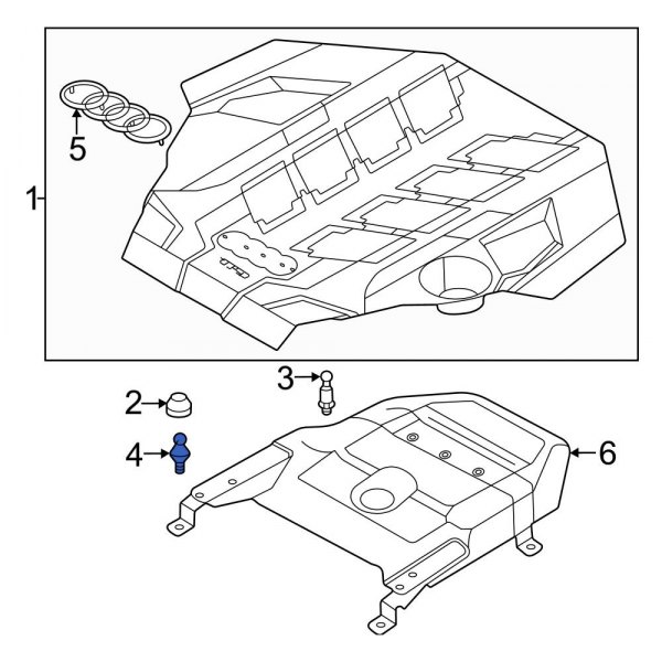 Engine Cover Stud