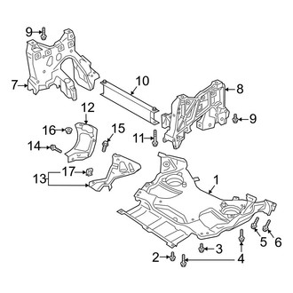 Audi OE - Front Suspension - Suspension Mounting (Suspension Code: 2MQ)