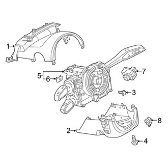 Audi OE - Steering Column - Shroud, Switches & Levers