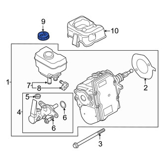 Audi OE - Brake Master Cylinder Reservoir Cap