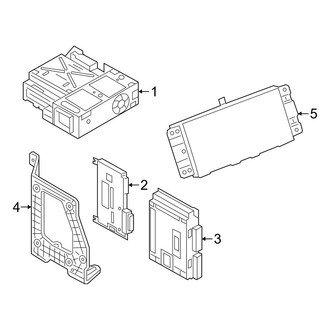 Audi OE - Instrument Panel - Sound System (Modules and Components)