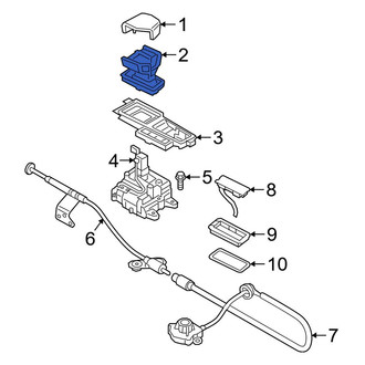Audi OE - Automatic Transmission Shift Handle