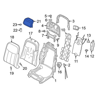 Audi OE - Rear Headrest
