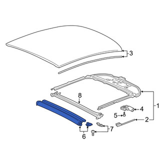 Audi OE - Front Sunroof Cover