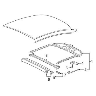 Audi OE - Roof - Sunroof (Rear)