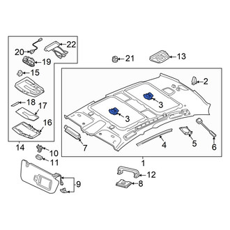 Audi OE - Headliner Clip