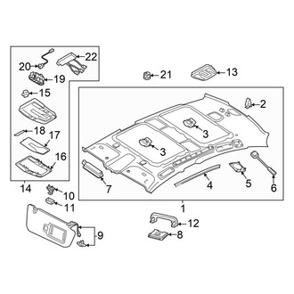Audi OE - Roof - Interior Trim