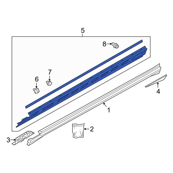 Rocker Panel Molding Reinforcement