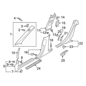 Audi OE - Pillars, Rocker & Floor - Interior Trim