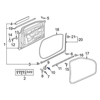 Audi OE - Liftgate Hinge Bolt