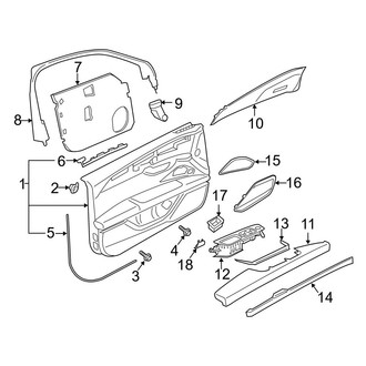 Audi OE - Front Door - Interior Trim (Door Panel & Trim)