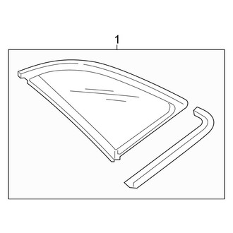 Audi OE - Quarter Panel - Glass