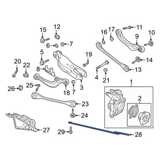Audi OE - Rear Suspension Stabilizer Bar