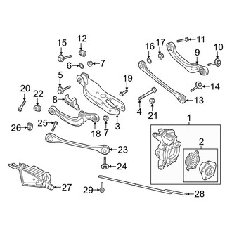 Audi OE - Rear Suspension - Suspension Components