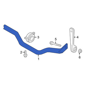 Audi OE - Rear Suspension Stabilizer Bar
