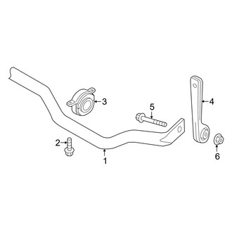 Audi OE - Rear Suspension - Stabilizer Bar & Components