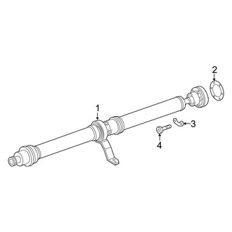 Audi OE - Rear Suspension - Drive Shaft (L Plug-In Hybrid)