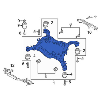 Audi OE - Rear Suspension Subframe Crossmember