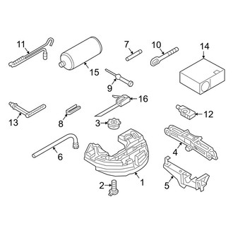 Audi OE - Rear Body & Floor - Jack & Components