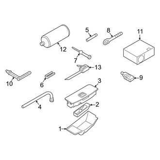 Audi OE - Rear Body & Floor - Jack & Components (PLUG-IN HYBRID EV-GAS (PHEV))