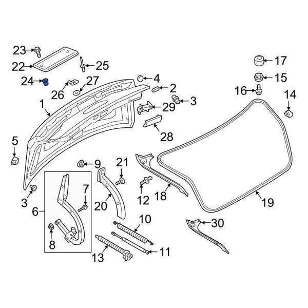 License Plate Bracket Clip