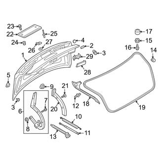 Audi OE - Trunk Lid - Lid & Components