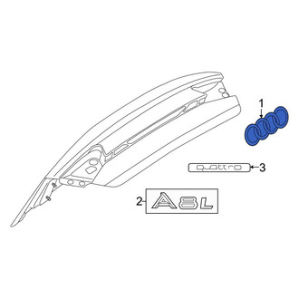 Audi OE - Rear Deck Lid Emblem