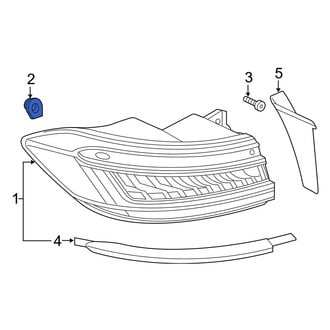 Audi OE - Tail Light Grommet