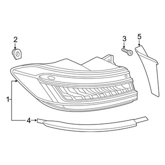 Audi OE - Rear Lamps - Tail Lamps (Outer)