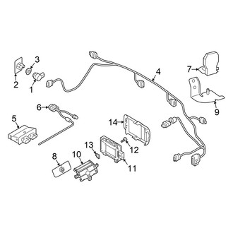 Audi OE - Rear Bumper - Bumper & Components (Electrical Components)