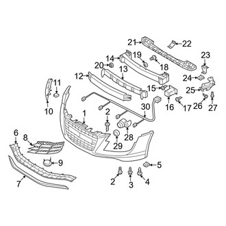 Audi OE - Front Bumper - Bumper & Components