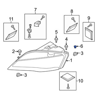 Audi OE - Front Headlight Bulb Cap