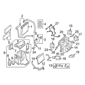 Audi OE - Air Conditioner & Heater - Evaporator & Heater Components
