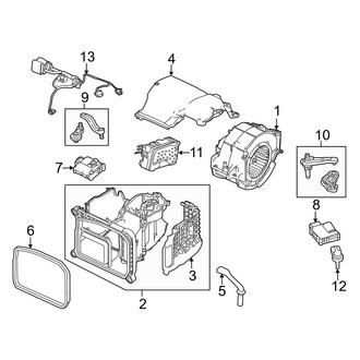 Audi OE - Air Conditioner & Heater - Blower Motor & Fan