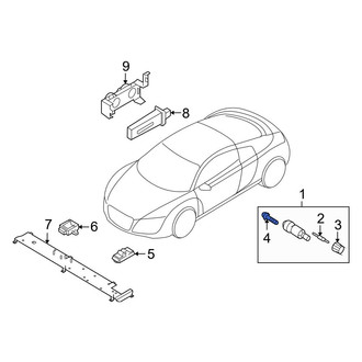 Audi OE - Tire Pressure Monitoring System (TPMS) Sensor Bolt