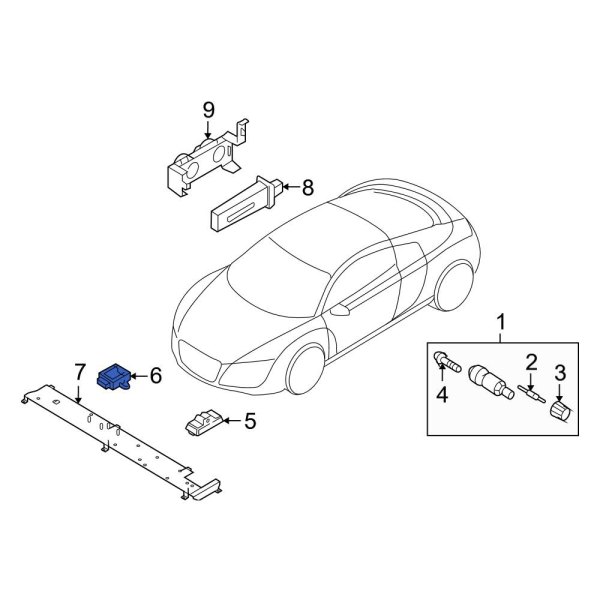 Tire Pressure Monitoring System (TPMS) Control Module