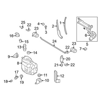 Audi OE - Windshield - Wiper & Washer Components