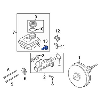 Audi OE - Brake Fluid Level Switch