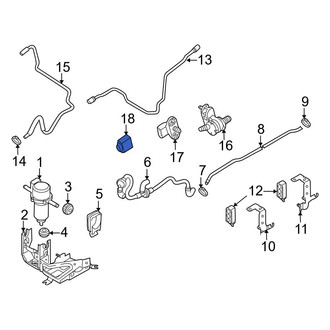 Audi OE - Brake Pressure Sensor Connector