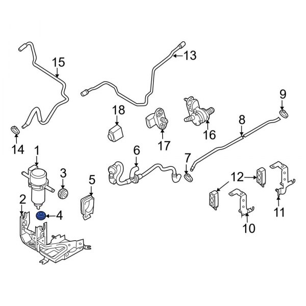 Power Brake Booster Vacuum Pump Insulator