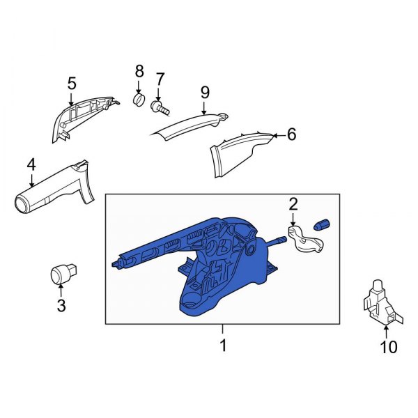 Parking Brake Handle Assembly