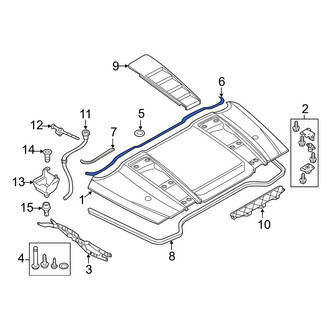 Audi OE - Convertible Top Stowage Compartment Lid Decal