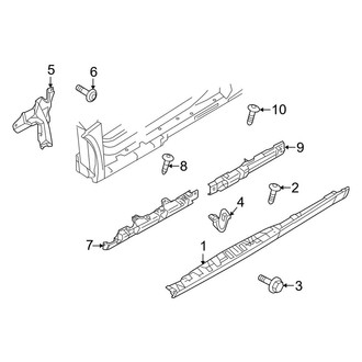 Audi OE - Pillars, Rocker & Floor - Exterior Trim (Coupe)