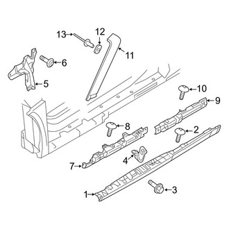 Audi OE - Pillars, Rocker & Floor - Exterior Trim (Convertible)
