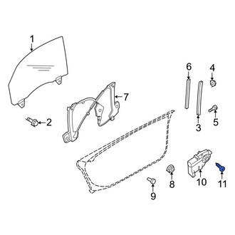 Audi OE - Window Regulator Motor Bolt