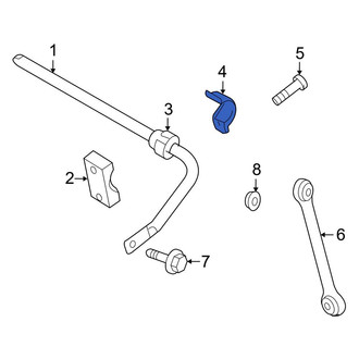 Audi OE - Rear Outer Suspension Stabilizer Bar Bracket