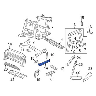 Audi OE - Rear Left Floor Side Rail